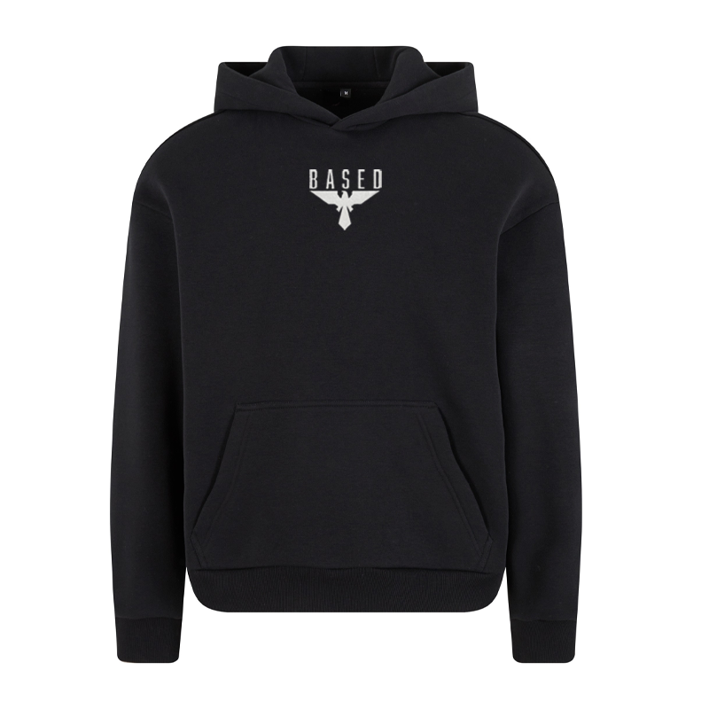 BASED – Fluffy Oversize Hoody mit Logo-Stick