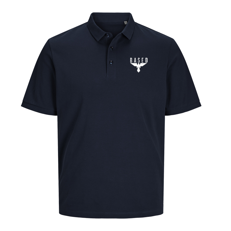 BASED – Poloshirt mit Logo-Stick