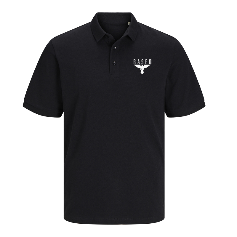 BASED – Poloshirt mit Logo-Stick