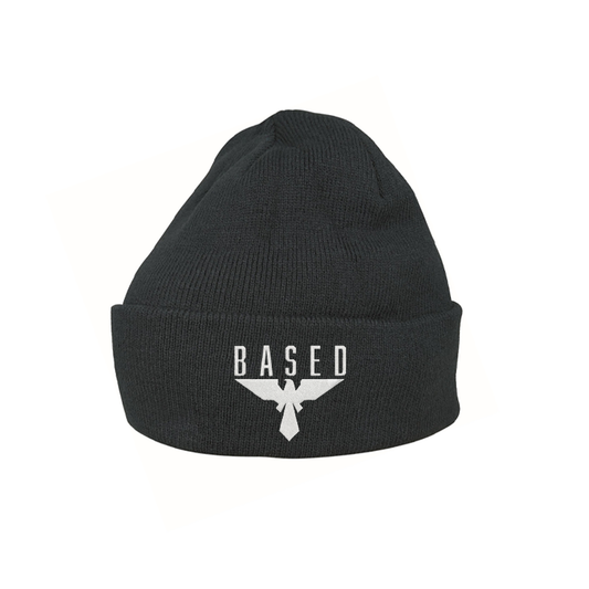 BASED – Beanie mit Logo-Stick