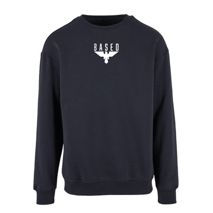 BASED – Sweatshirt Crewneck mit Logo Stick