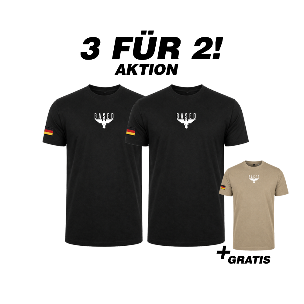 BASED – Premium 3 für 2 Bundle (GRATIS T-SHIRT)