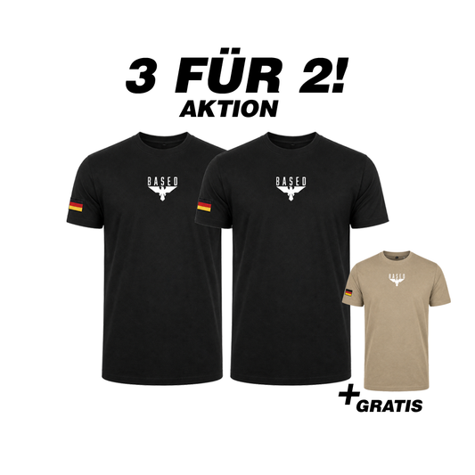 BASED – Premium 3 für 2 Bundle (GRATIS T-SHIRT)