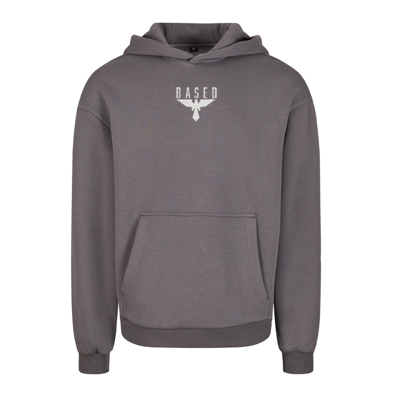 BASED – Fluffy Oversize Hoody mit Logo-Stick