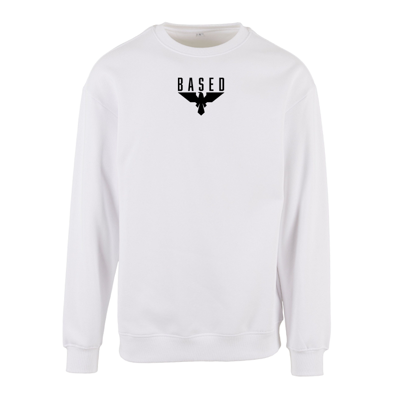 BASED – Sweatshirt Crewneck mit Logo Stick