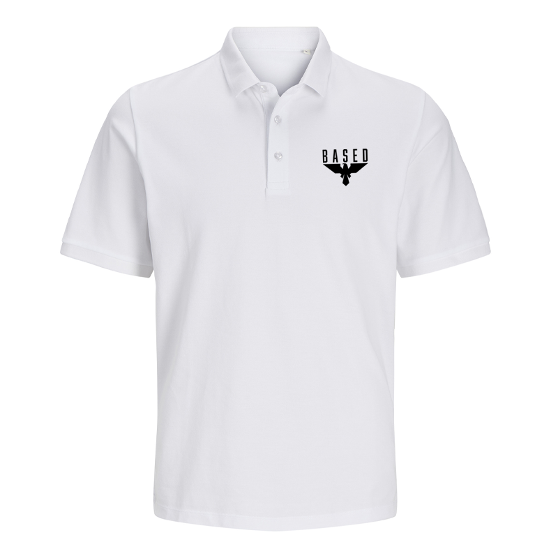 BASED – Poloshirt mit Logo-Stick